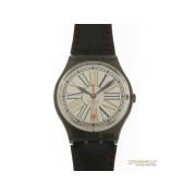 SWATCH Sugarless classic quarzo cassa plastica e cinturino pelle new